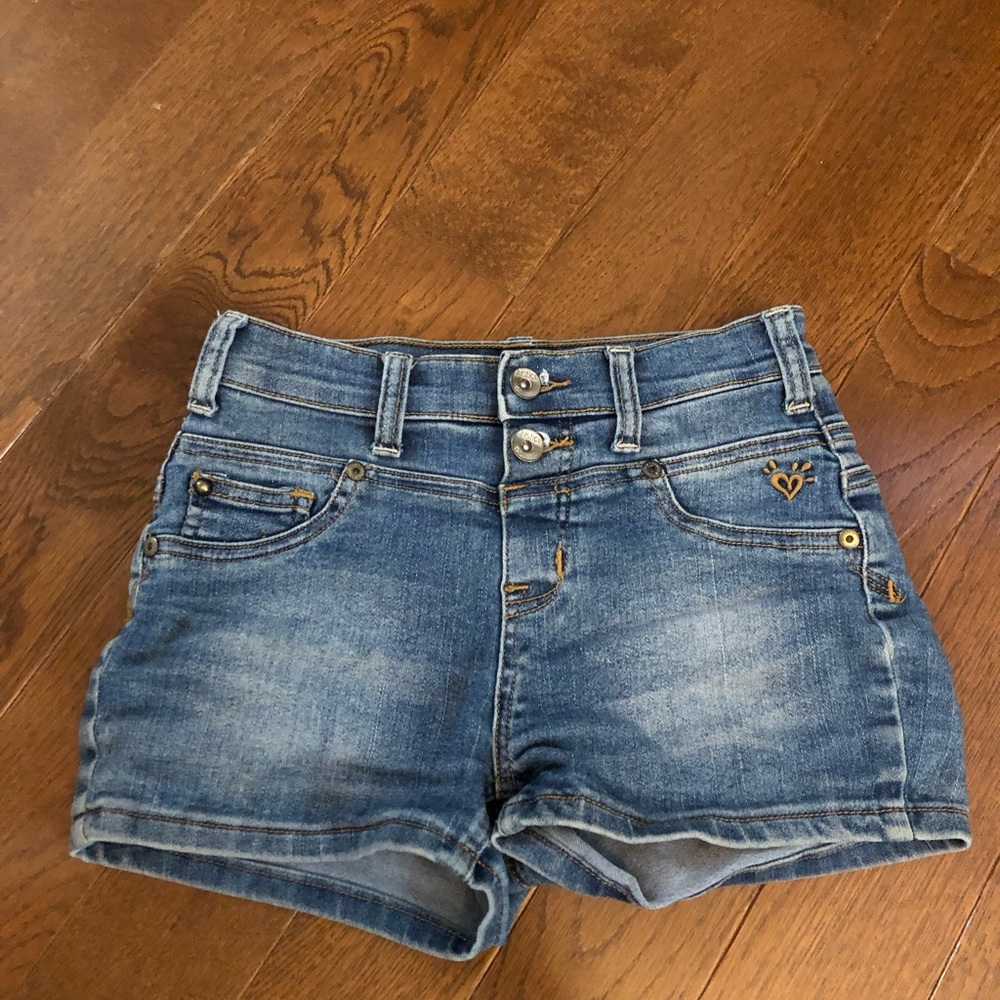 girls jean shorts